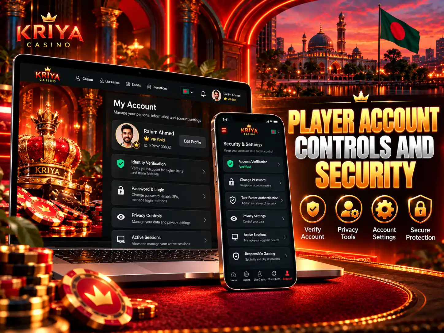 Player Account Controls And Security