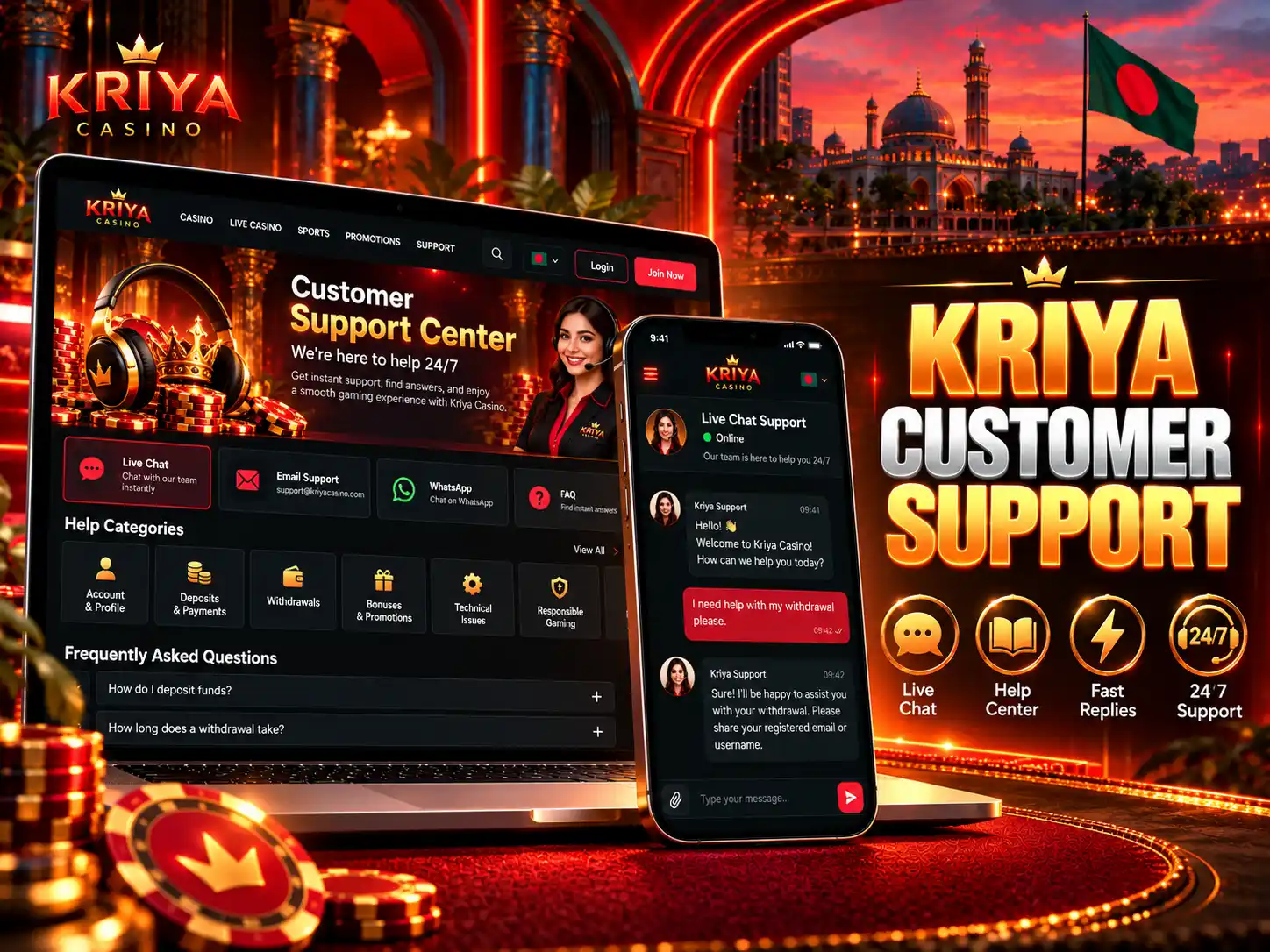Kriya Customer Support
