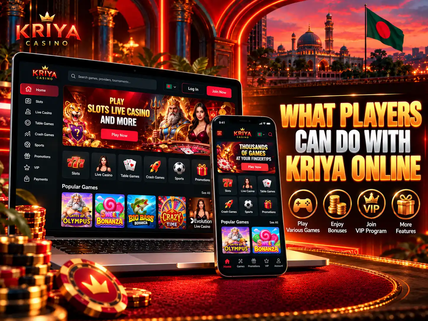 What Players Can Do With Kriya Online
